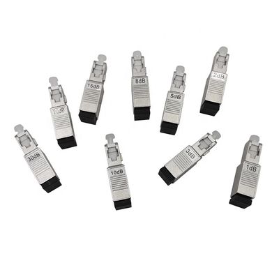 Fixed Type Optical Fiber Attenuator , Fast Connection UPC SC Attenuator Male To Female