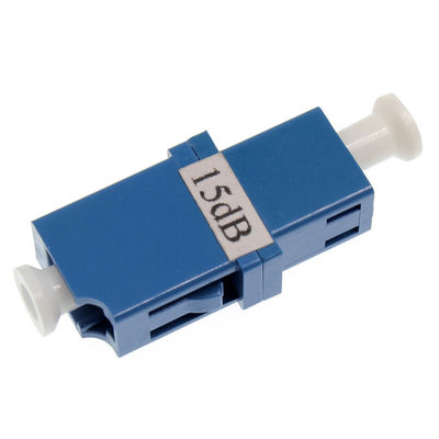 LC/UPC Fixed Flange 5db Attenuator Optical Fiber Female To Female Low PDL