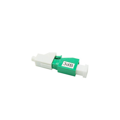 Single Mode 3dB APC LC Fiber Optic Attenuator Plug Type 1310/1550nm Wavelength