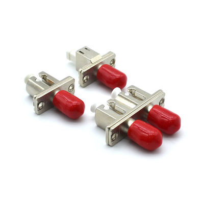 Flange Fixed Fiber Optic Attenuator LC-ST SM MM SX DX 0-30dB IEC Standard
