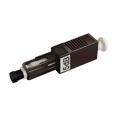 MU/UPC Fixed Connectors Ftth Fiber Optic Attenuator Single Mode 1dB 25dB