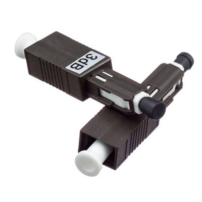 MU/UPC Fixed Connectors Ftth Fiber Optic Attenuator Single Mode 1dB 25dB
