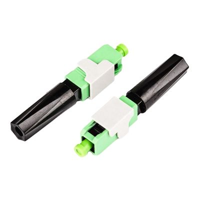 50mm Fast Connect Fiber Connectors , Sc Apc Quick Connector For FTTH Drop Bow Cable