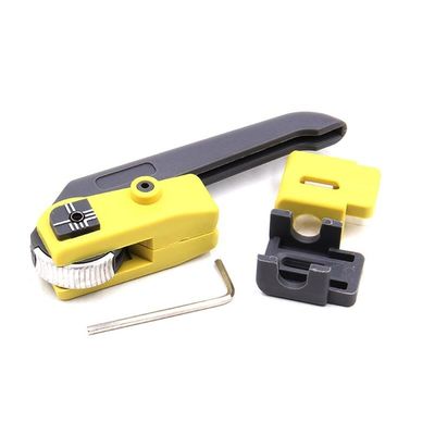 Yellow Fiber Optic Cable Tools Longitudinal Cable Sheath Slitter FTTB FTTX Network