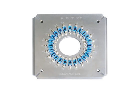LC PC Housing Fiber Patch Cord Polishing Fixture 24 Connectors A Time