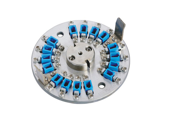 Fiber Optic LC Ferrule Polishing Jig Round For Center Pressure Polisher